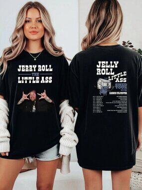 Jelly Roll Little Ass Shed Tour 2026 Vintage Country Concert Tee